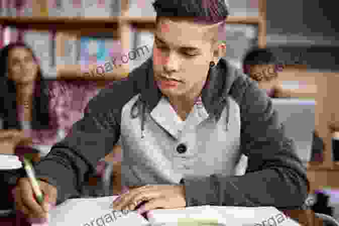 A Dedicated Student Diligently Working On Their Studies, Surrounded By Books And Determination. Beating The Odds Of The African Child: Challenges Of The African Child