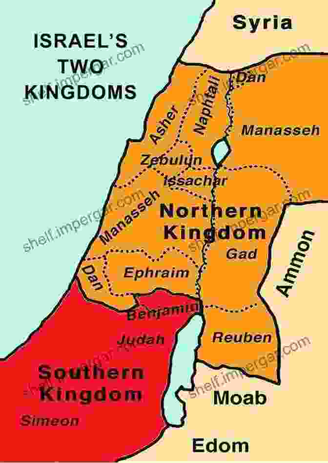 A Map Showcasing The Division Of The Ancient Kingdom Of Israel Into Two Entities Times Of Transition: Judea In The Early Hellenistic Period (Mosaics: Studies On Ancient Israel 1)