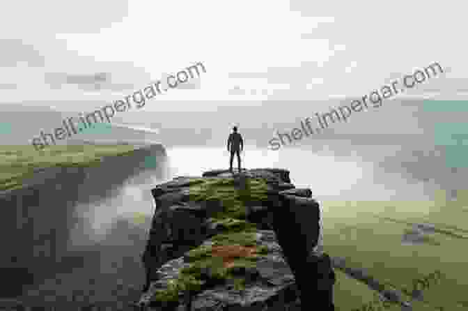 A Person Standing On A Cliff Edge, Looking Out At A Vast Landscape. The Anxiety Book: Developing Strength In The Face Of Fear