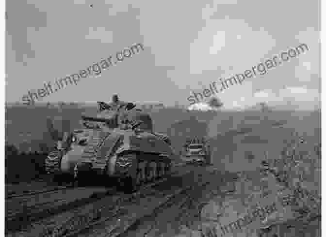 American Made M4 Sherman Tanks Rolling Into Battle During World War II British Battle Tanks: American Made World War II Tanks