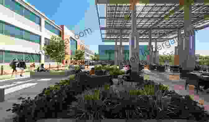 Green Campus With Solar Panels, Lush Courtyards, And Walking Trails University Trends: Contemporary Campus Design