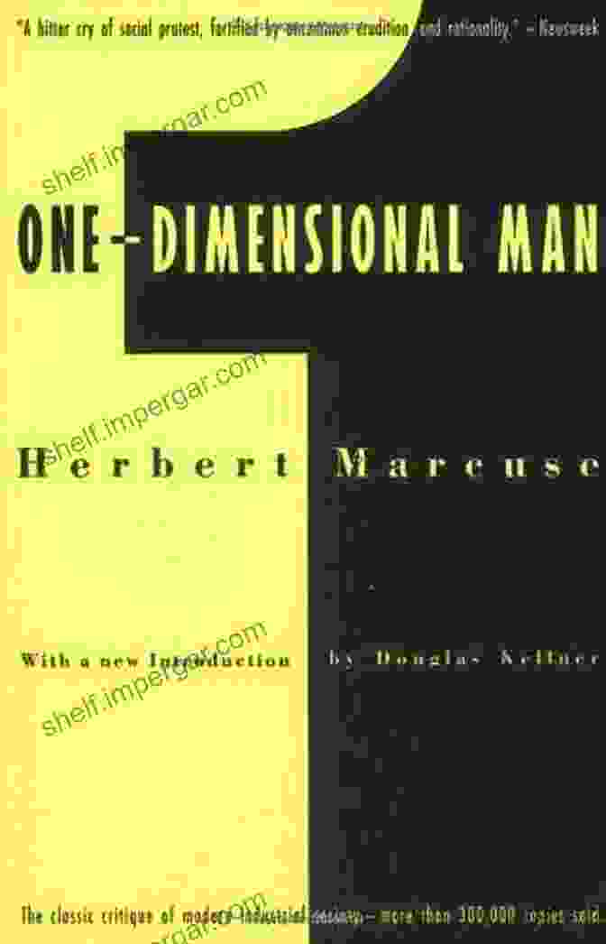 Herbert Marcuse's Book 'One Dimensional Man' On A Bookshelf. The Essential Marcuse: Selected Writings Of Philosopher And Social Critic Herbert Marcuse