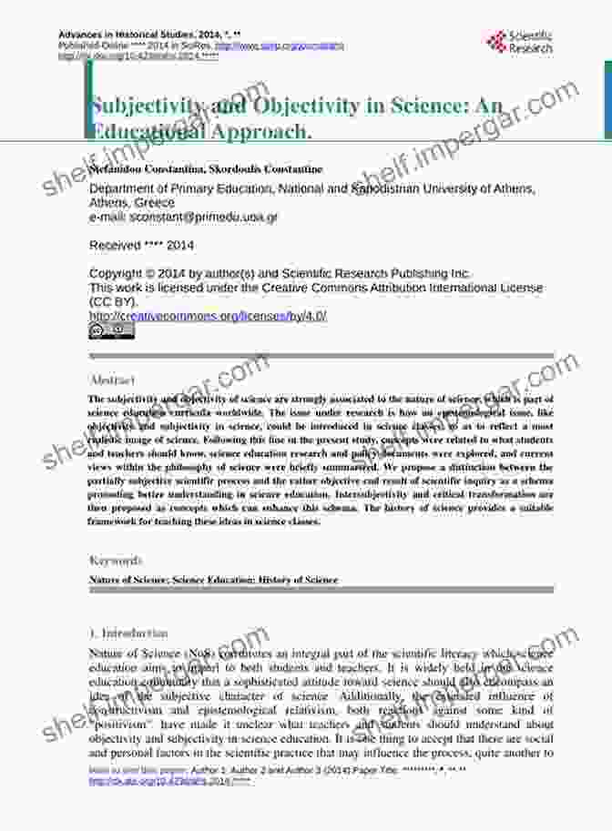 Science And The Study Of Subjectivity An Interdisciplinary Approach To The Human Mind (Open Access): Subjectivity Science And Experiences In Change (Cultural Dynamics Of Social Representation)