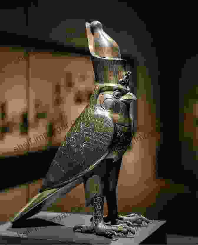 Statue Of Horus With A Falcon's Head Egyptian Gods: The Gods And Goddesses Of Ancient Egypt (Ancient Egypt History Books)