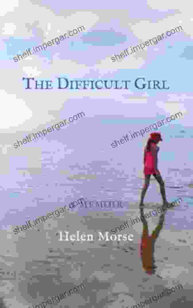 The Difficult Girl Memoir Book Cover, Featuring An Abstract Portrait Of A Woman With Piercing Blue Eyes. The Difficult Girl: A Memoir