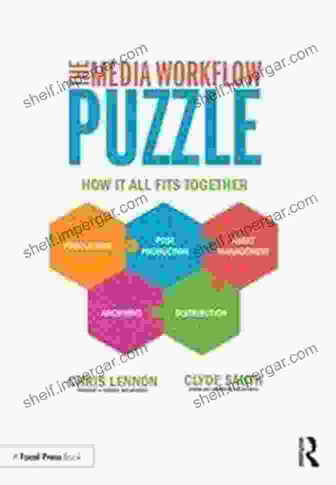 The Media Workflow Puzzle Book Cover Featuring An Intricate Puzzle Graphic With Media Icons The Media Workflow Puzzle: How It All Fits Together